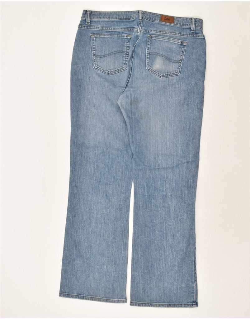 LEE Womens Bootcut Jeans US 16 2XL W36 L31  Blue Cotton | Vintage Lee | Thrift | Second-Hand Lee | Used Clothing | Messina Hembry 