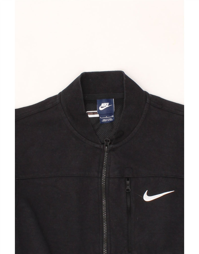 NIKE Mens Tracksuit Top Jacket Small Black Cotton Vintage Nike and Second-Hand Nike from Messina Hembry 