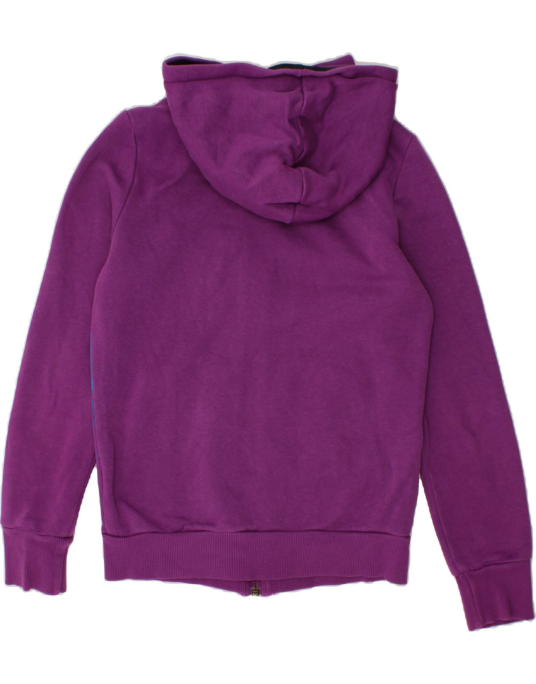 PUMA Boys Graphic Zip Hoodie Sweater 9-10 Years Purple Cotton Vintage Puma and Second-Hand Puma from Messina Hembry 