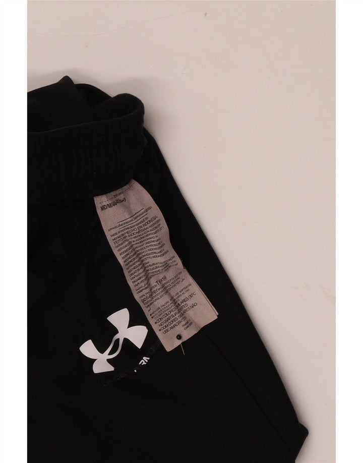 Under Armour Mens Tracksuit Trousers Medium Black Polyester