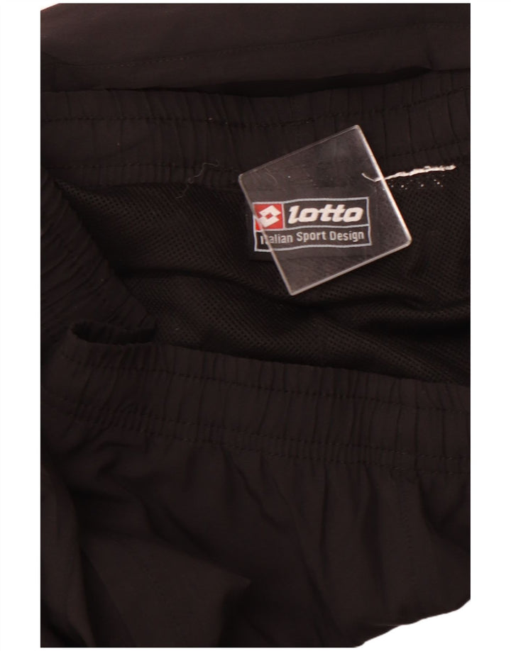 LOTTO Womens Tracksuit Trousers UK 14 Large  Black