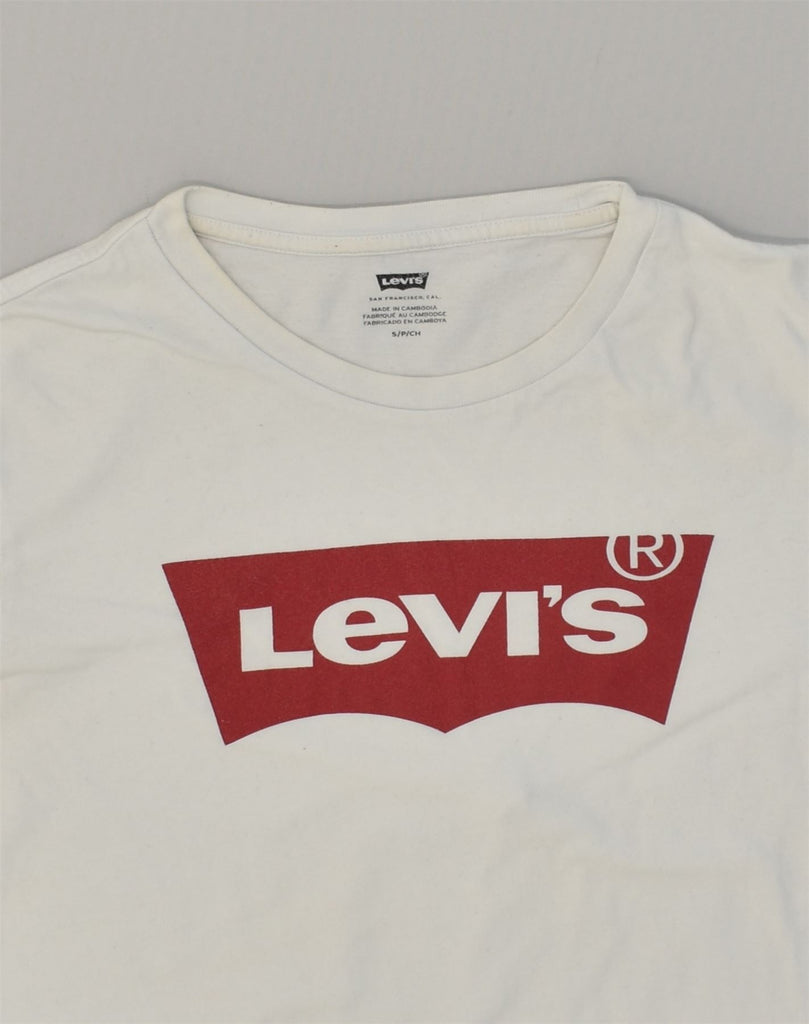 LEVI'S Mens San Francisco Graphic T-Shirt Top Small White Cotton | Vintage Levi's | Thrift | Second-Hand Levi's | Used Clothing | Messina Hembry 