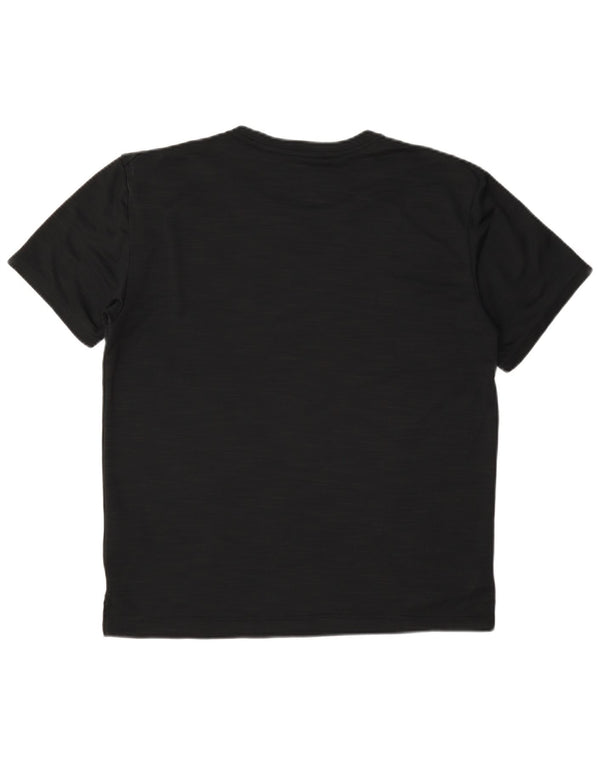 Nike Mens Dri Fit T-Shirt Top Medium Black Flecked Polyester