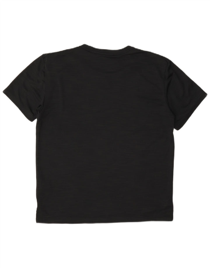 Nike Mens Dri Fit T-Shirt Top Medium Black Flecked Polyester