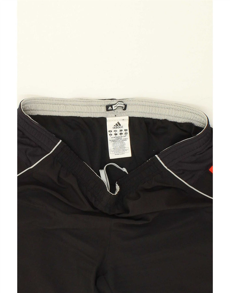 ADIDAS Womens Sport Shorts UK 14 Medium Black Polyester Vintage Adidas and Second-Hand Adidas from Messina Hembry 