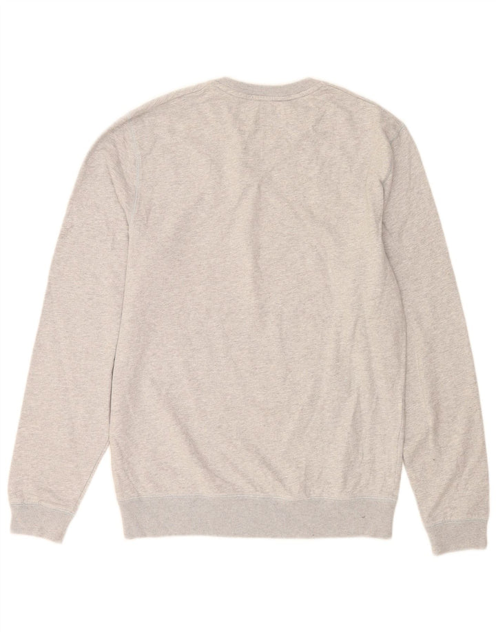 Jack Wills Mens Graphic Sweatshirt Jumper Small Grey Cotton