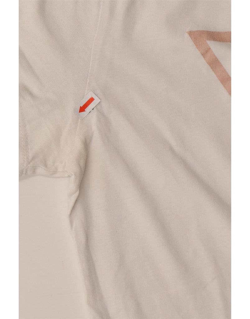 GUESS Girls Graphic T-Shirt Top 15-16 Years White Cotton Vintage Guess and Second-Hand Guess from Messina Hembry 