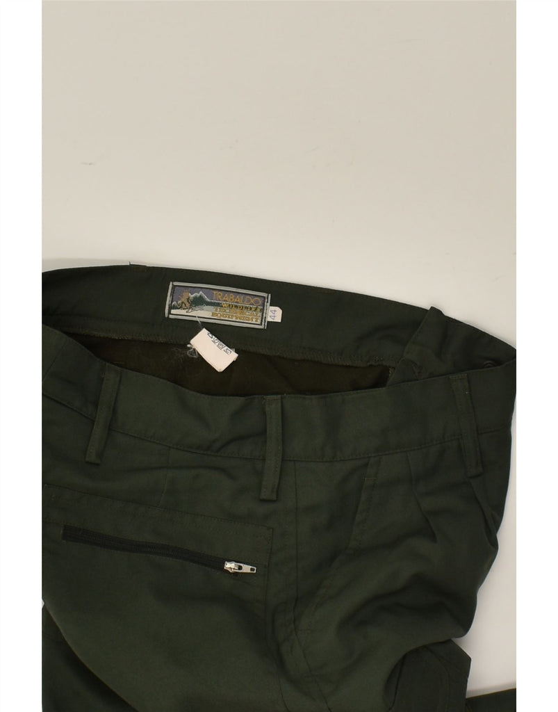 VINTAGE Mens Straight Cargo Trousers IT 44 XS W30 L28 Green Cotton | Vintage Vintage | Thrift | Second-Hand Vintage | Used Clothing | Messina Hembry 