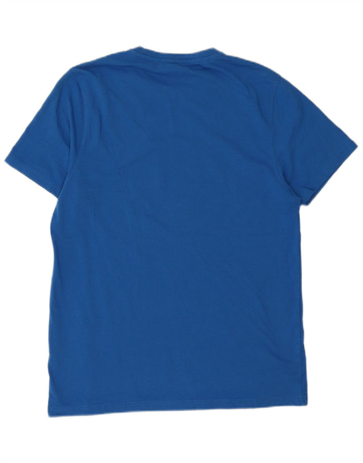 Mountain Warehouse Mens Graphic T-Shirt Top Medium Blue Cotton