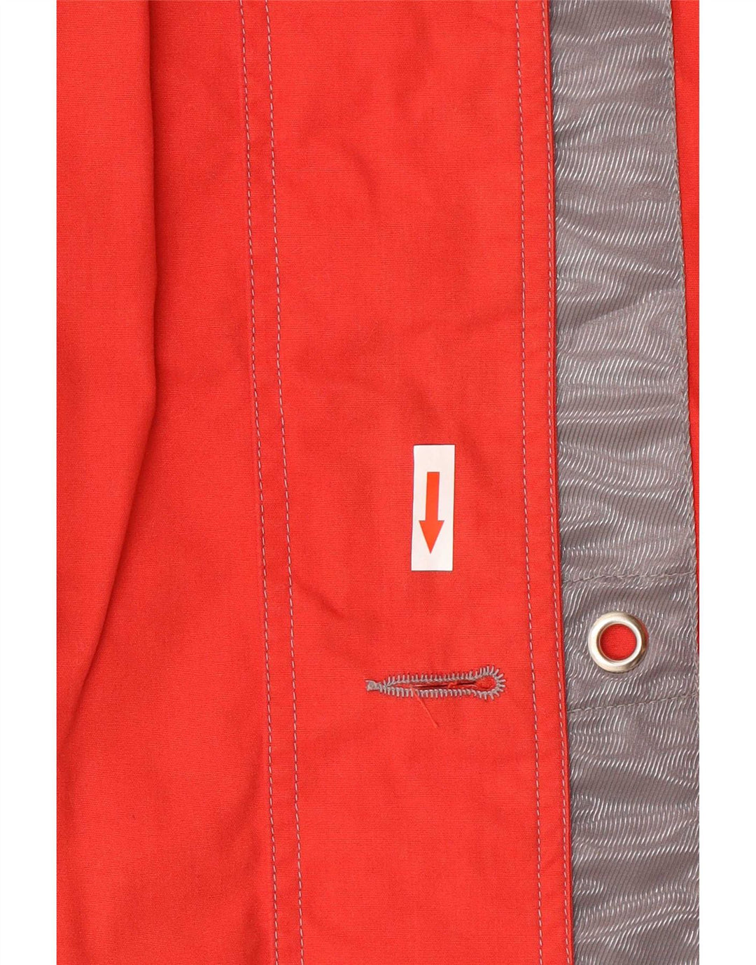Brugi Womens Oversized Rain Jacket IT 46 Large Red