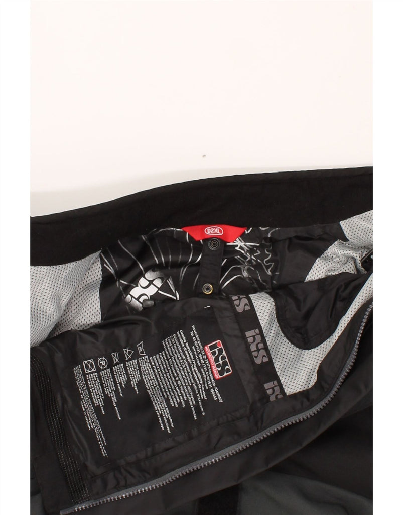 IXS Womens Motorcycle Biker Jacket UK 18 XL Black Colourblock Polyester Vintage IXS and Second-Hand IXS from Messina Hembry 