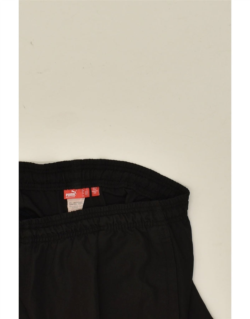 PUMA Mens Sport Shorts Large Black Polyester | Vintage Puma | Thrift | Second-Hand Puma | Used Clothing | Messina Hembry 