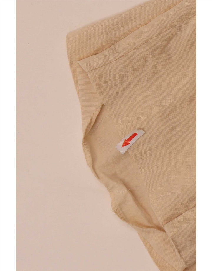 Zara Womens Straight Chino Trousers Medium W28 L32 Off White Lyocell