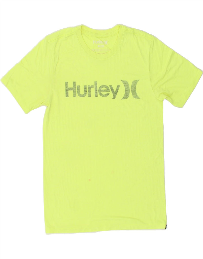 HURLEY Mens Graphic T-Shirt Top Small Green | Vintage Hurley | Thrift | Second-Hand Hurley | Used Clothing | Messina Hembry 