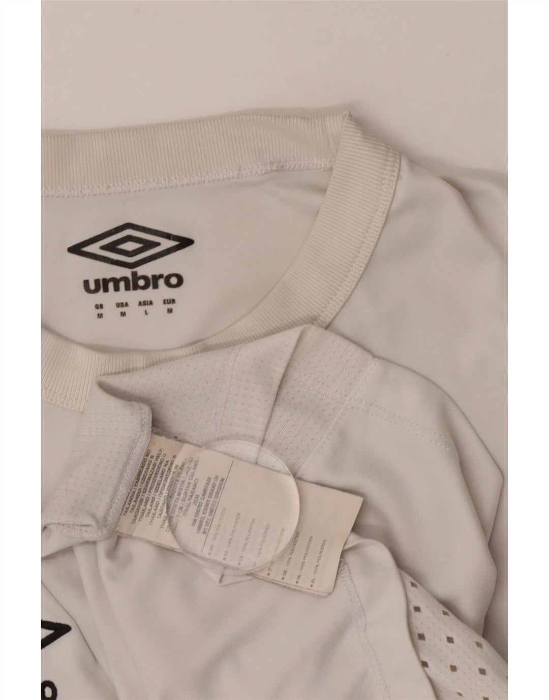 Umbro Mens Brisbane Roar FC Graphic T-Shirt Top Medium White Polyester