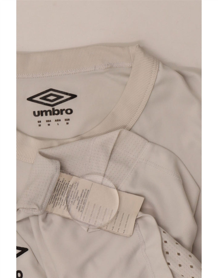 Umbro Mens Brisbane Roar FC Graphic T-Shirt Top Medium White Polyester