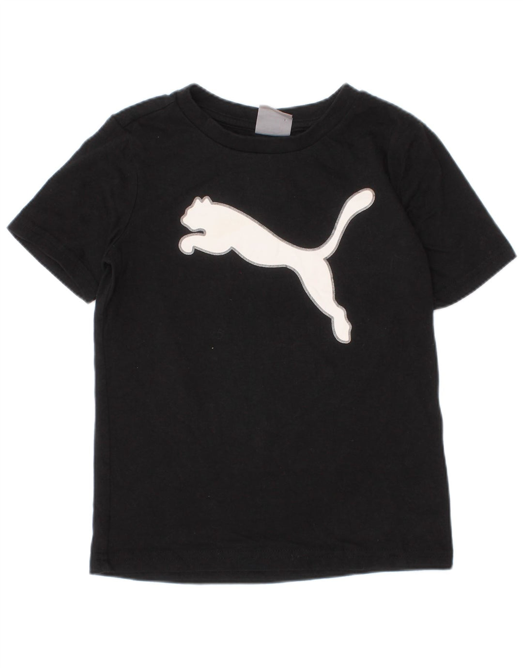 Puma Boys Graphic T-Shirt Top 3-4 Years Black