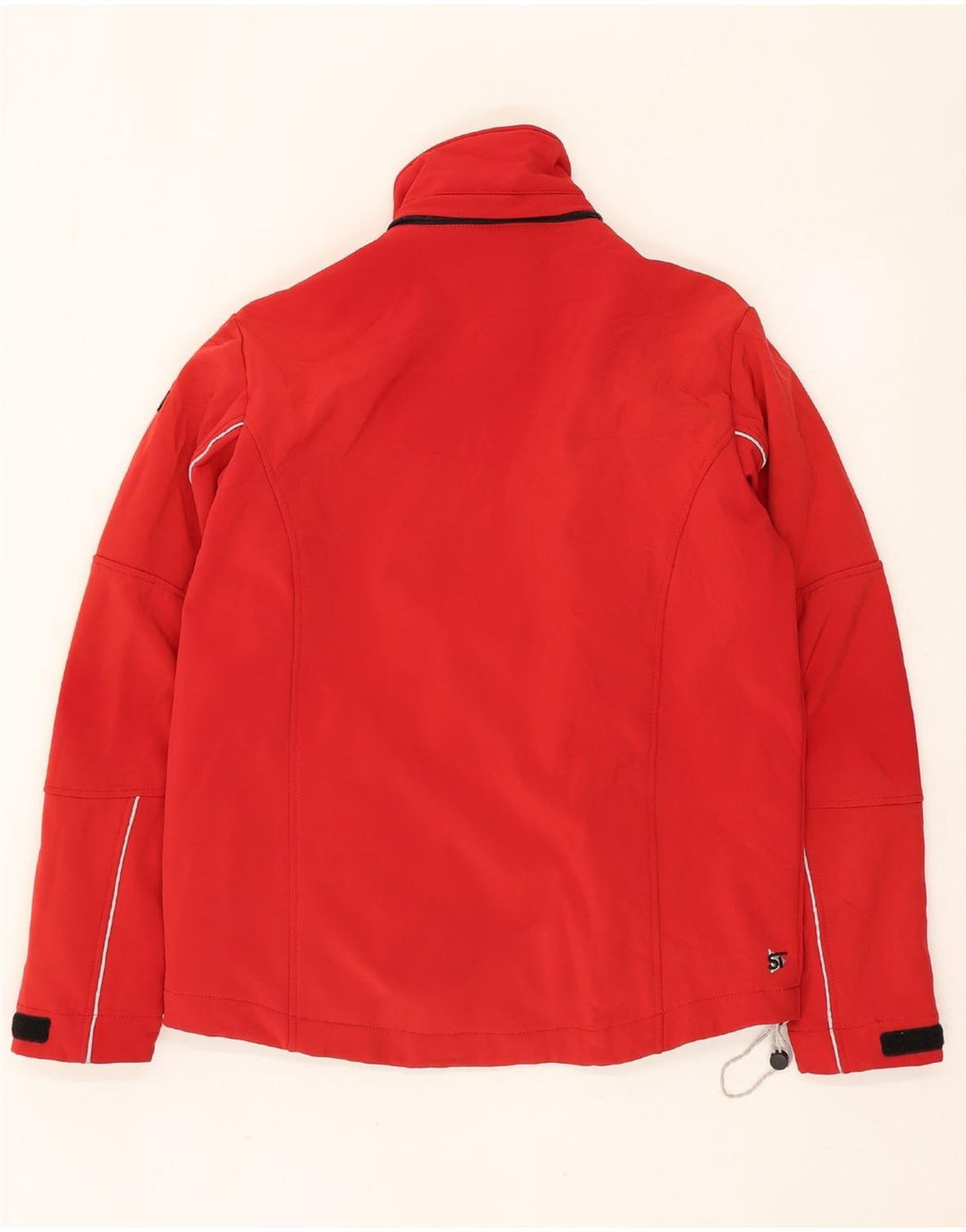 BRUGI Mens Windbreaker Jacket UK 38 Medium Red Polyester