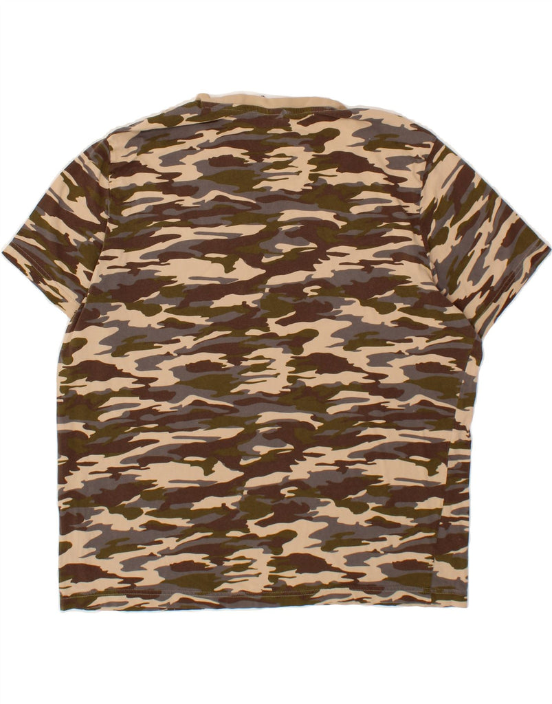PUMA Mens Graphic T-Shirt Top XL Multicoloured Camouflage Cotton Vintage Puma and Second-Hand Puma from Messina Hembry 