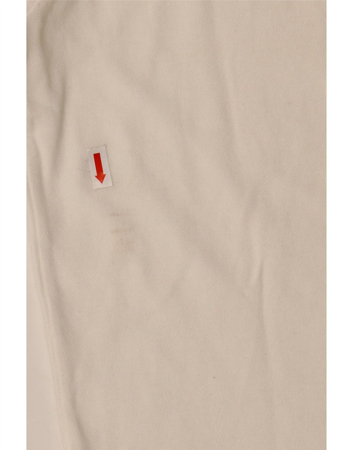 FRED PERRY Girls Polo Shirt 11-12 Years Large White Cotton