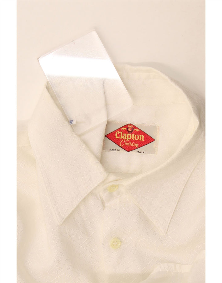 Clapton Mens Shirt Large White