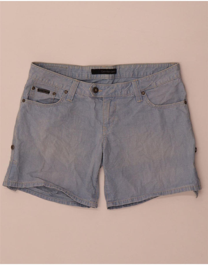Calvin Klein Womens Denim Shorts W31 Medium  Blue Cotton