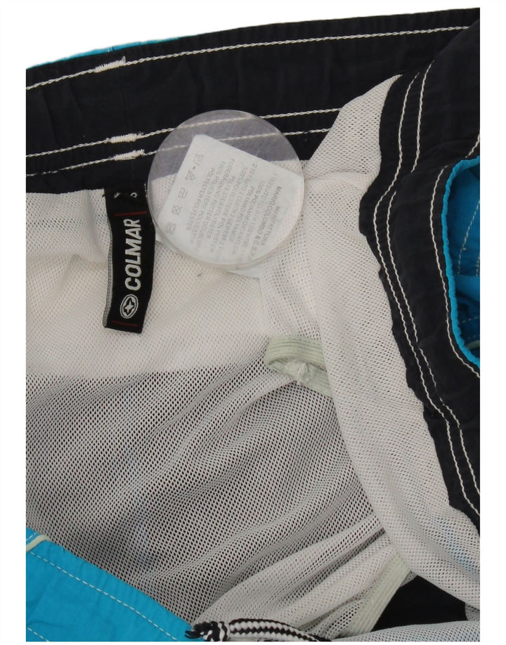Colmar Womens Swimming Shorts IT 48 XL Blue Colourblock Polyamide