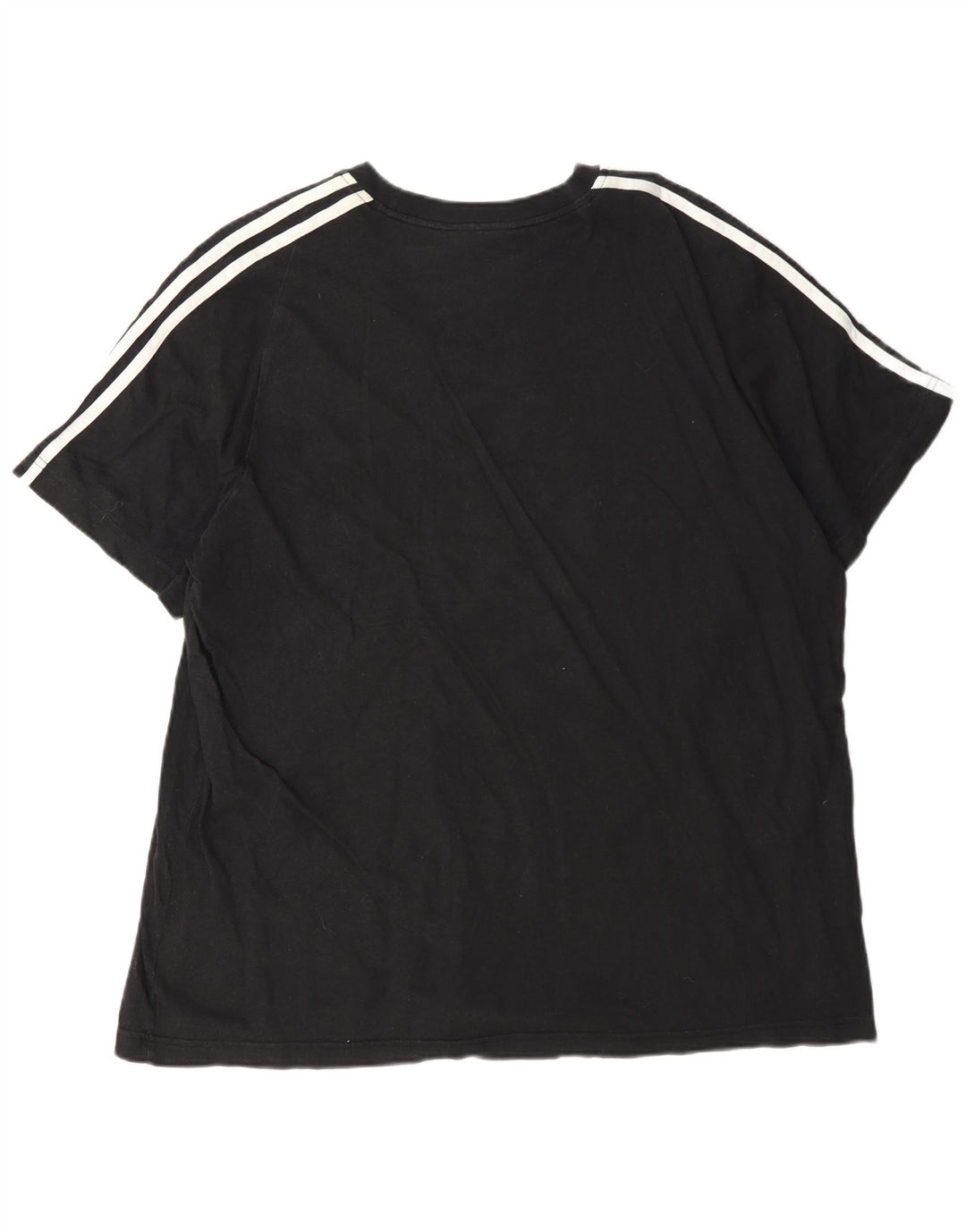 Adidas Mens T-Shirt Top 2XL Black Cotton