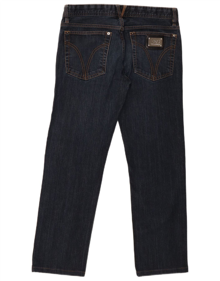 Dolce & Gabbana Mens Straight Jeans W33 L28 Navy Blue