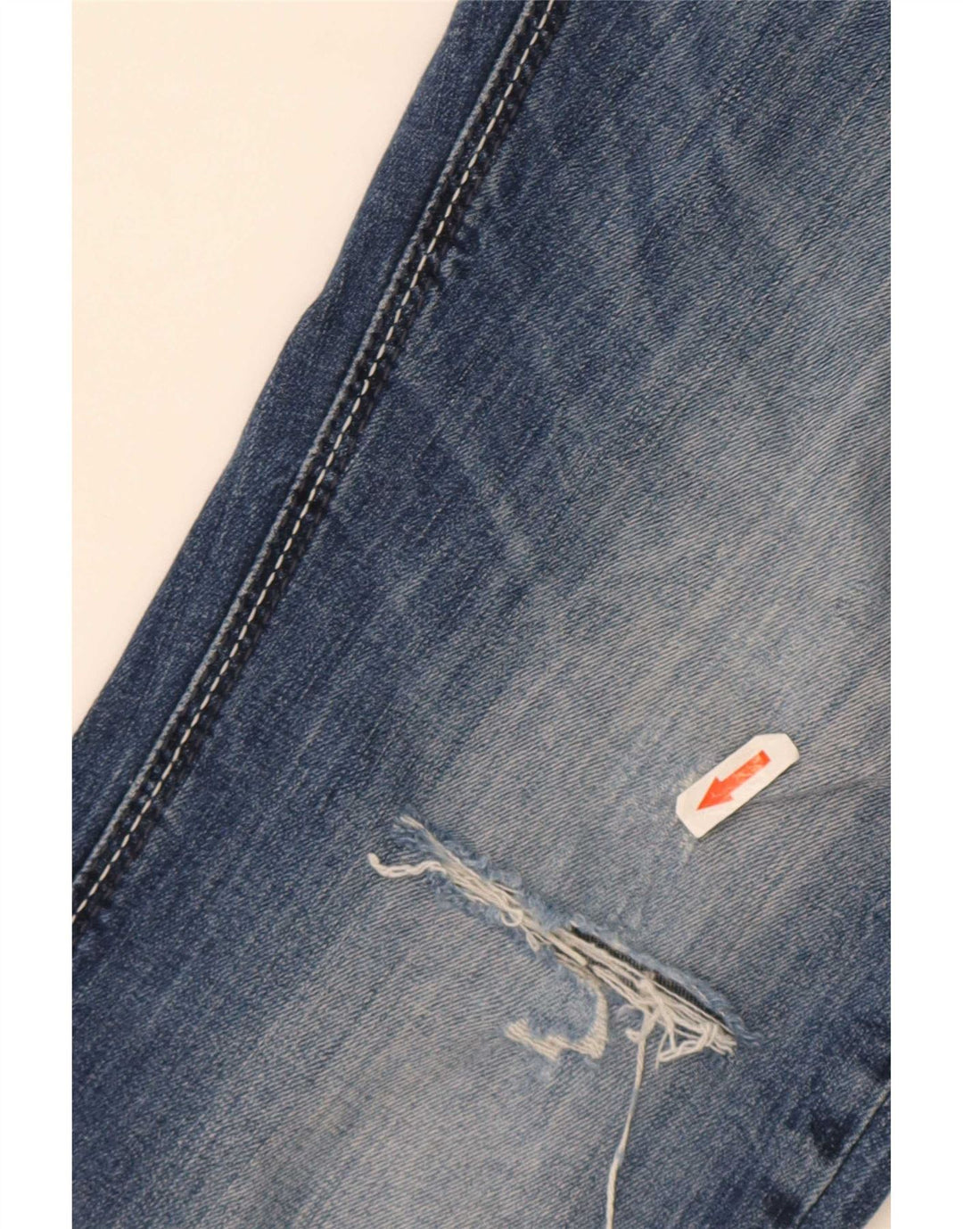 Gas Mens Slim Jeans W36 L34 Blue Cotton