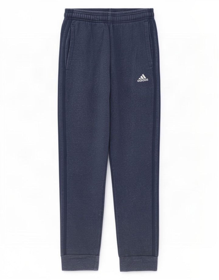 Adidas Mens Tracksuit Trousers Joggers Small Navy Blue Polyester