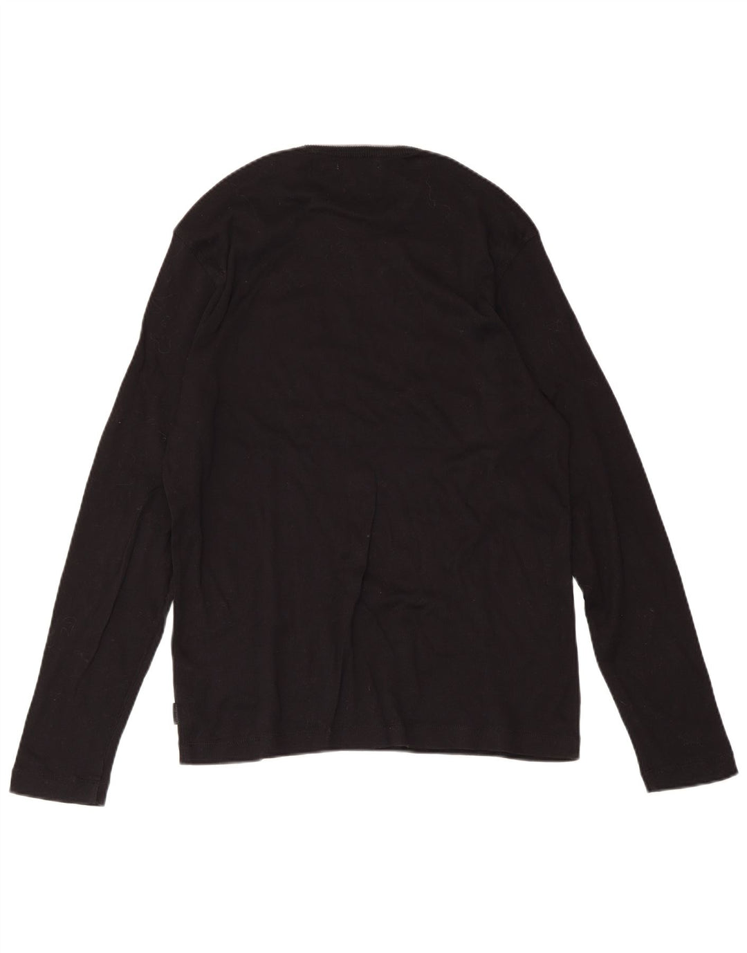 Calvin Klein Mens Crew Neck Jumper Sweater Medium Black Cotton