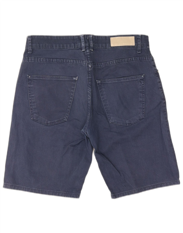Zara Mens Denim Shorts EU 40 Medium W31  Navy Blue