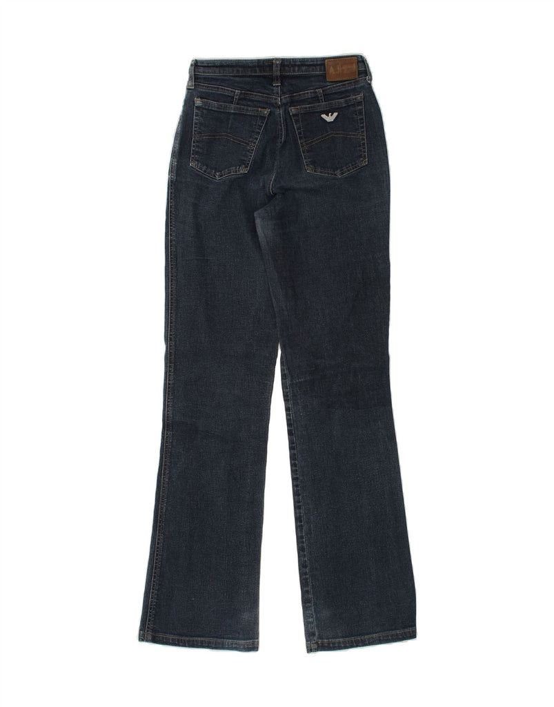 ARMANI Womens Bootcut Jeans W28 L32 Navy Blue Vintage Armani and Second-Hand Armani from Messina Hembry 