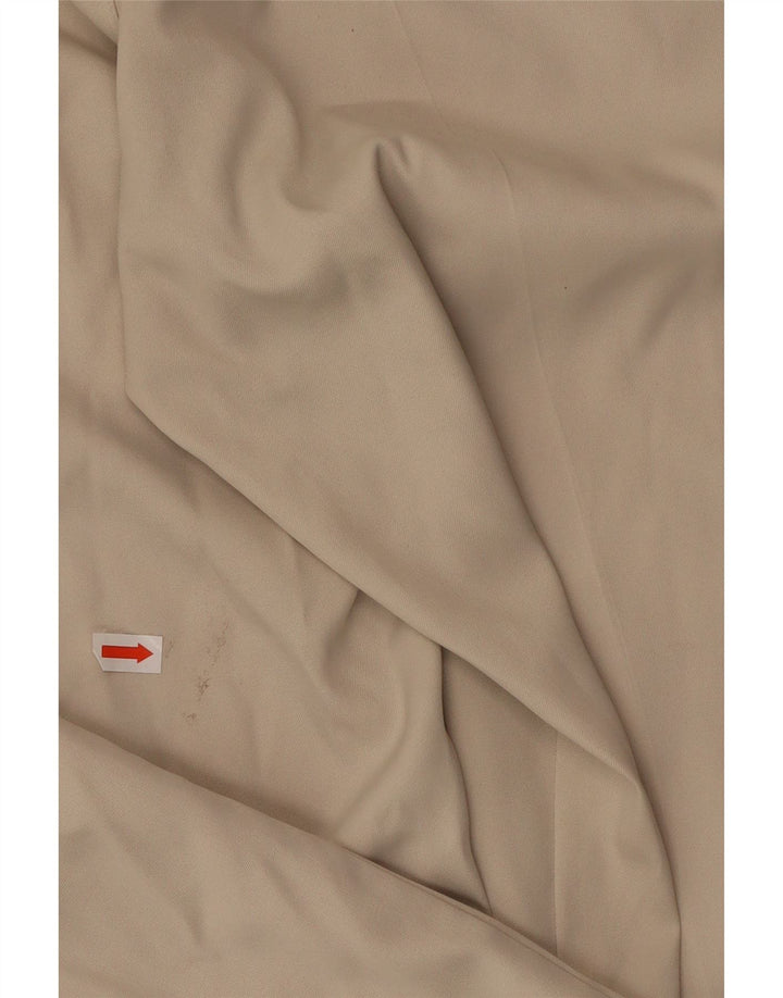 NIKE Mens Straight Chino Trousers W34 L30 Beige Polyester