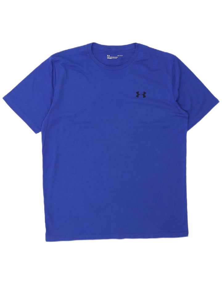 Under Armour Mens T-Shirt Top Large Blue