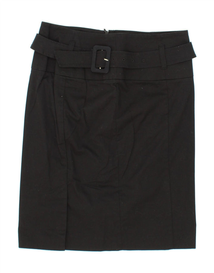 BENETTON Womens Straight Skirt W32 Large Black Vintage Benetton and Second-Hand Benetton from Messina Hembry 