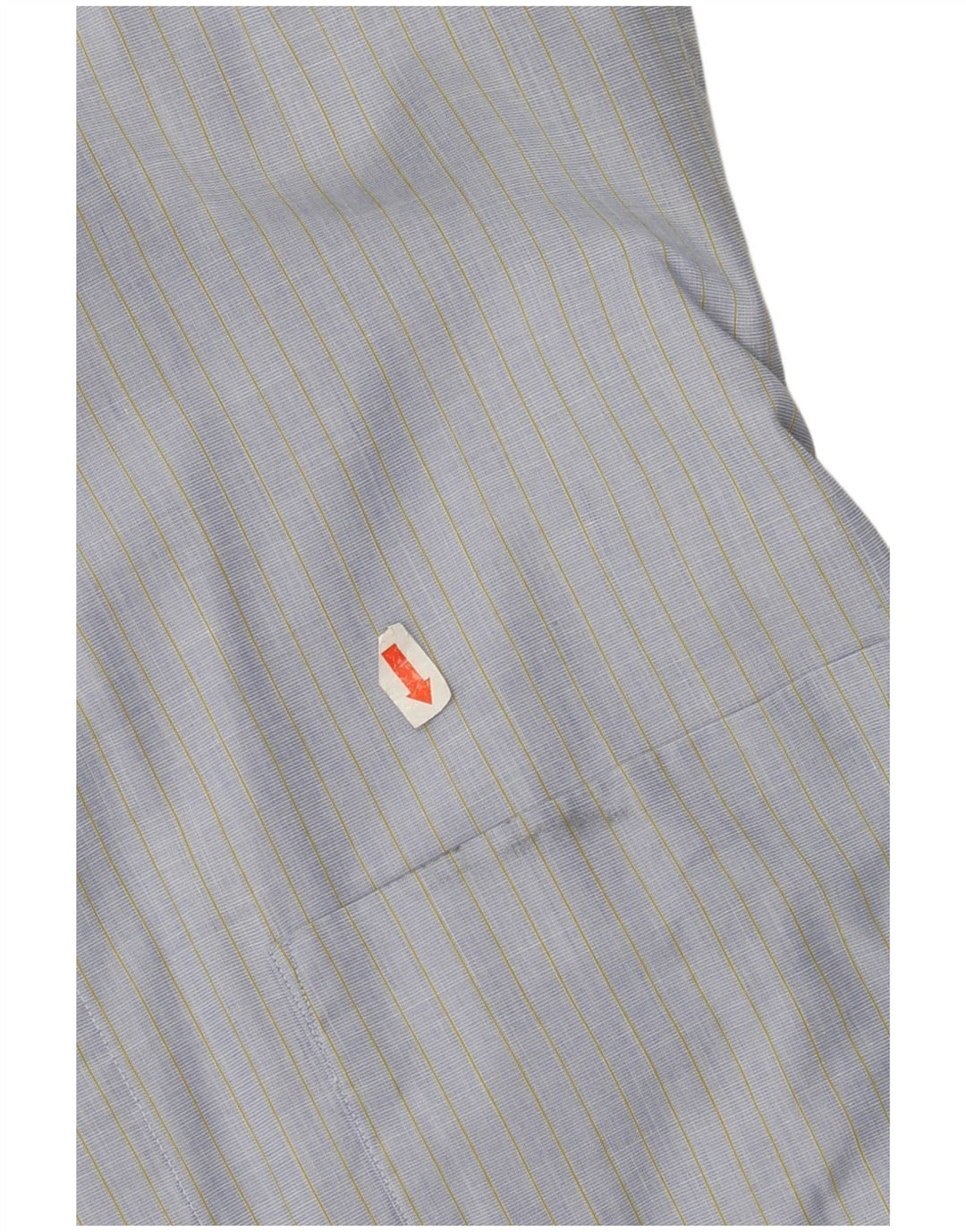 HUGO BOSS Mens Shirt Size 39 Medium Blue Striped Cotton