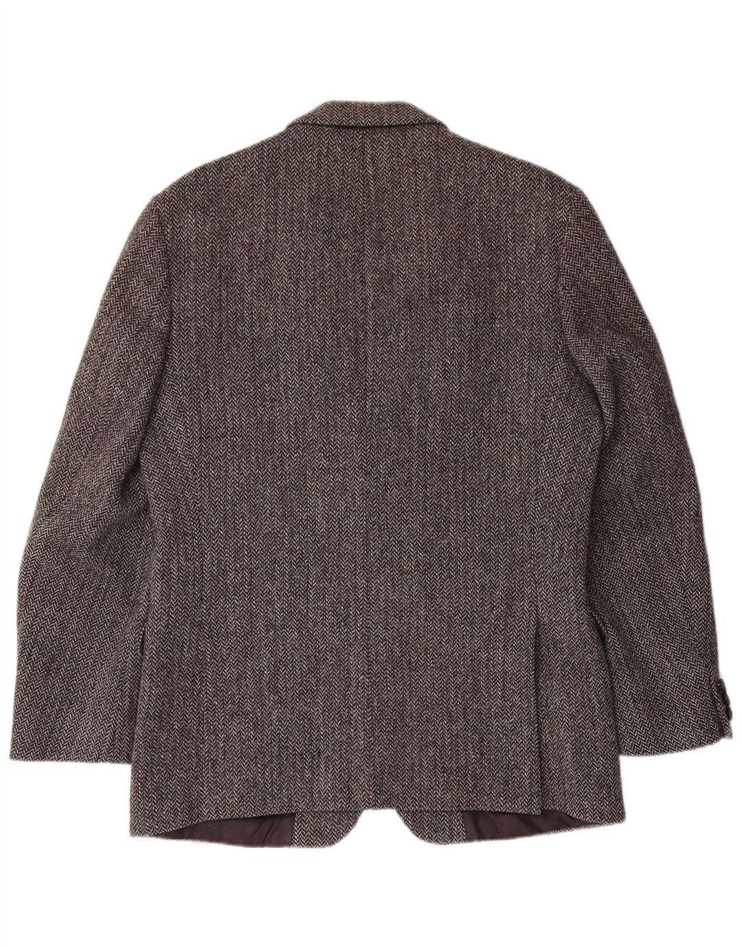 ST MICHAEL Mens Blazer Jacket UK 40 Large Grey Herringbone Classic