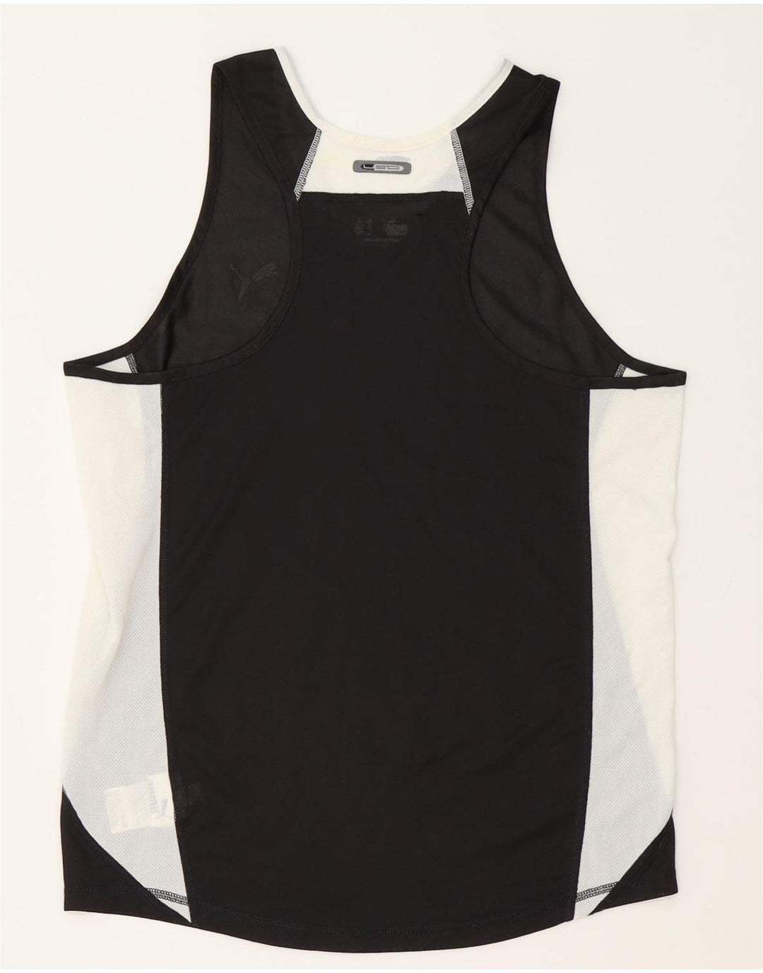 Puma Mens Vest Top Medium Black Colourblock Polyester