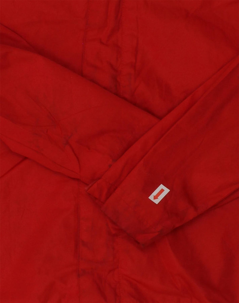 MOUNTAIN WAREHOUSE Boys Hooded Rain Jacket 7-8 Years Red Polyester | Vintage Mountain Warehouse | Thrift | Second-Hand Mountain Warehouse | Used Clothing | Messina Hembry 