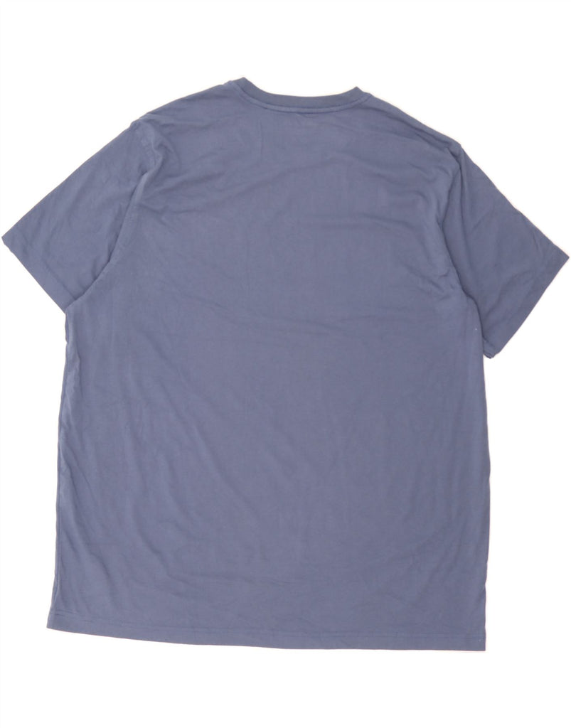 EDDIE BAUER Mens T-Shirt Top XL Navy Blue Cotton Vintage Eddie Bauer and Second-Hand Eddie Bauer from Messina Hembry 