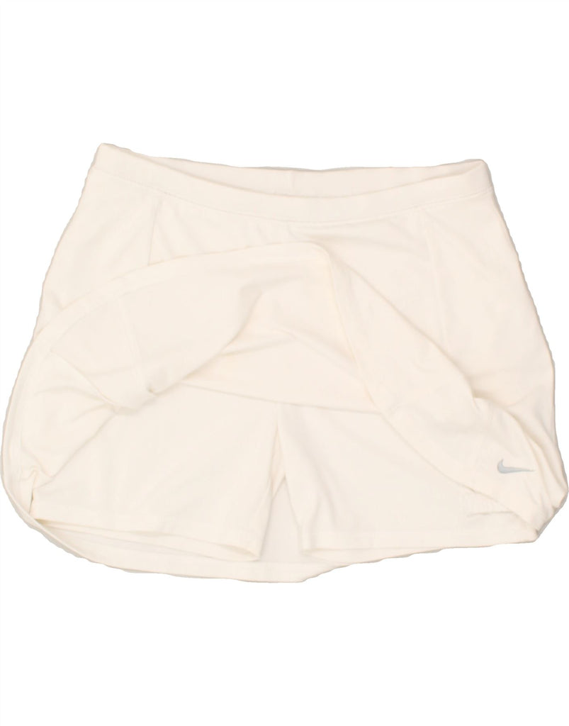 NIKE Girls Skort 12-13 Years Large  White Polyester | Vintage Nike | Thrift | Second-Hand Nike | Used Clothing | Messina Hembry 