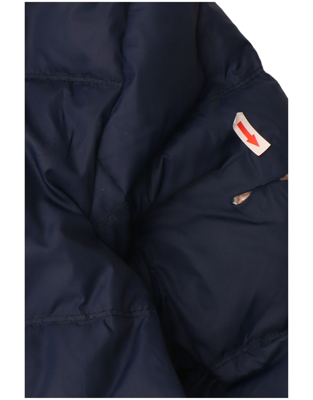 Tommy Hilfiger Mens Hooded Padded Jacket UK 42 XL Navy Blue Polyester