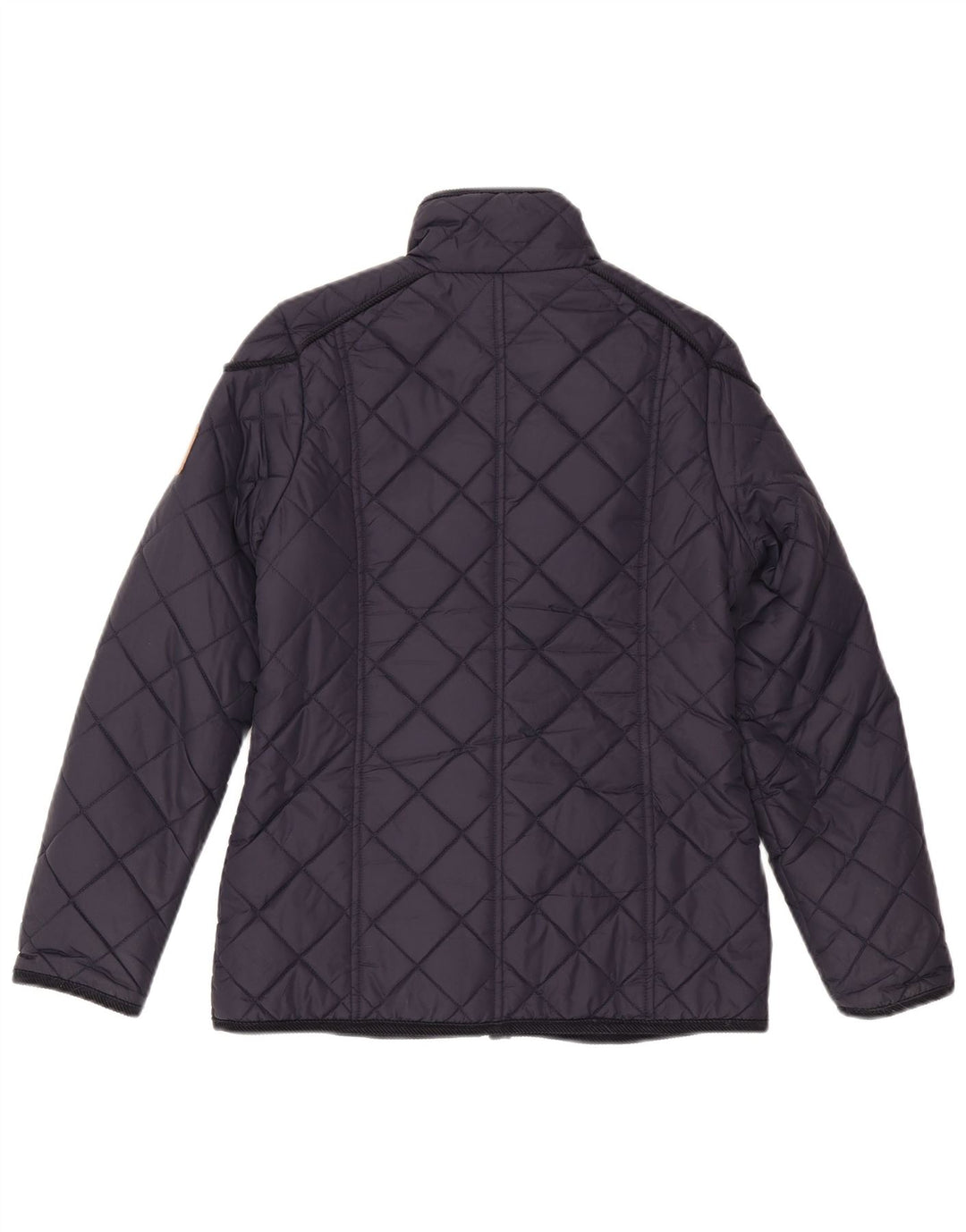 Puffa Womens Quilted Jacket UK 6 XS Navy Blue Polyamide