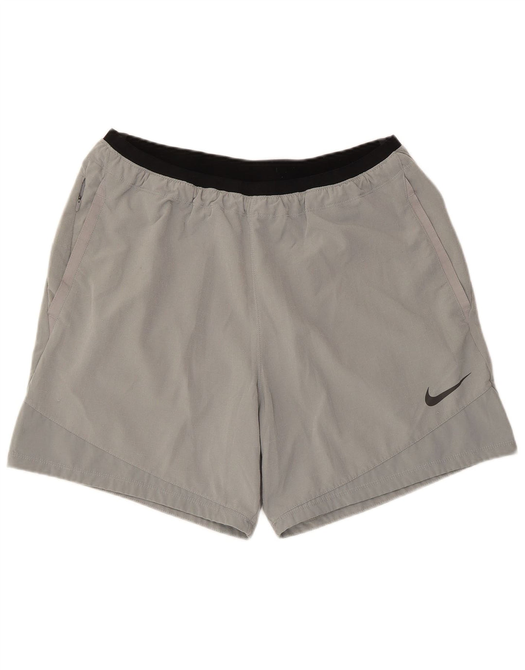 Nike Mens Dri Fit Standard Fit Sport Shorts XL Grey Polyester