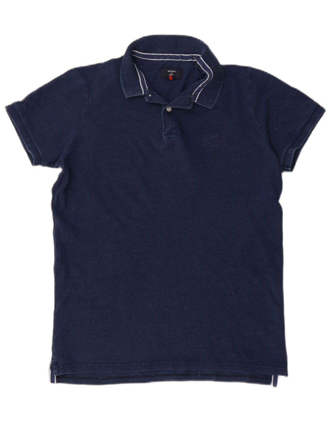 Superdry Mens Polo Shirt XL Navy Blue Cotton