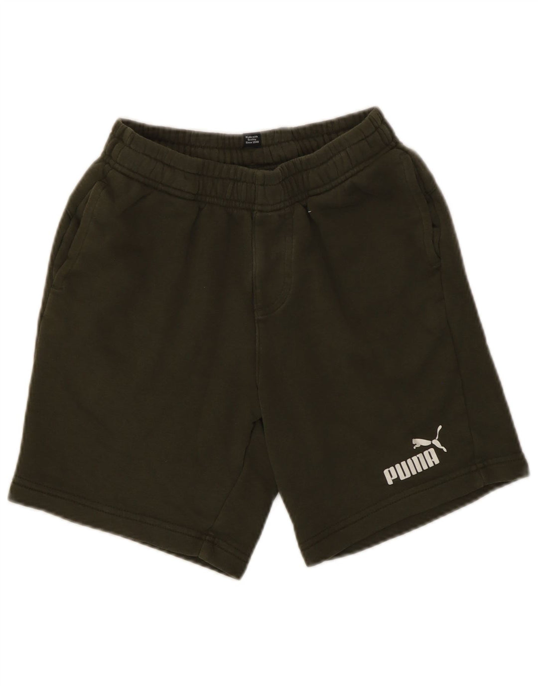 Puma Boys Sport Shorts 11-12 Years  Khaki Cotton