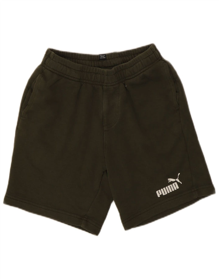 Puma Boys Sport Shorts 11-12 Years  Khaki Cotton