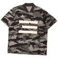 ADIDAS Mens Graphic T-Shirt Top Medium Grey Camouflage Polyester